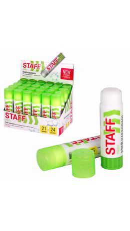 Клей-карандаш STAFF Profit, 21 г, PVP-основа - 3 года гарантии, new formula, XXXXXX, 228662