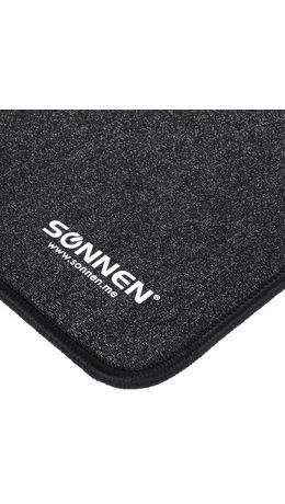 Коврик для мыши игровой SONNEN "WIDE RANGE", резина+ткань, 870х350х4 мм, чёрный, 513315