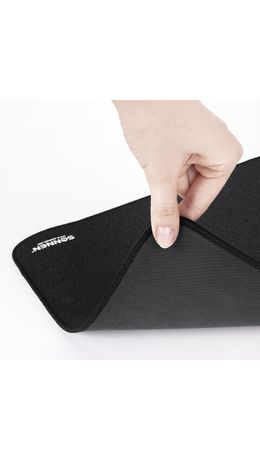 Коврик для мыши игровой SONNEN "WIDE RANGE", резина+ткань, 870х350х4 мм, чёрный, 513315