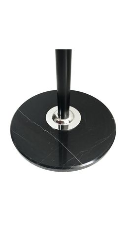 Вешалка-стойка BRABIX "CR-8243" на мраморном диске, металл, 6+3 крючка, цвет черный, 606438