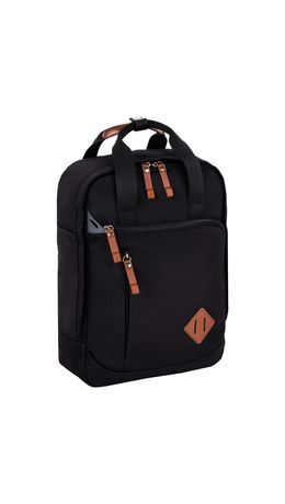 Рюкзак BRAUBERG FRIENDLY молодежный, черный, 37х26х13 см, 270089