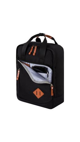 Рюкзак BRAUBERG FRIENDLY молодежный, черный, 37х26х13 см, 270089