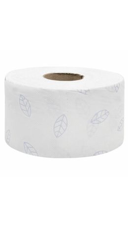 Бумага туалетная 150 м, LAIMA (Система Т2) PREMIUM, 2-слойная, белая с ЦВЕТНЫМ ТИСНЕНИЕМ, КОМПЛЕКТ 12 рулонов, 112516
