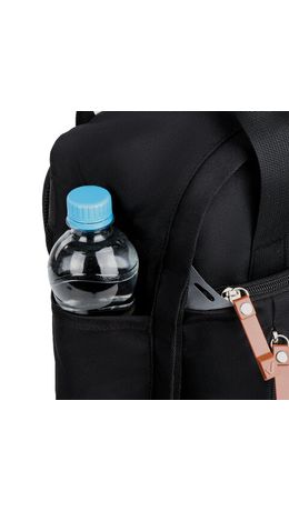 Рюкзак BRAUBERG FRIENDLY молодежный, черный, 37х26х13 см, 270089