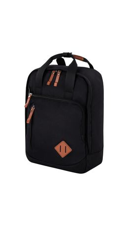 Рюкзак BRAUBERG FRIENDLY молодежный, черный, 37х26х13 см, 270089