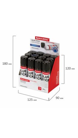 Клей-карандаш BRAUBERG ULTRA STRONG, УСИЛЕННАЯ ФОРМУЛА, 36 г, ЮЖНАЯ КОРЕЯ, 22хххх, 229546