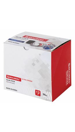 Клей-карандаш BRAUBERG ULTRA STRONG, УСИЛЕННАЯ ФОРМУЛА, 36 г, ЮЖНАЯ КОРЕЯ, 22хххх, 229546
