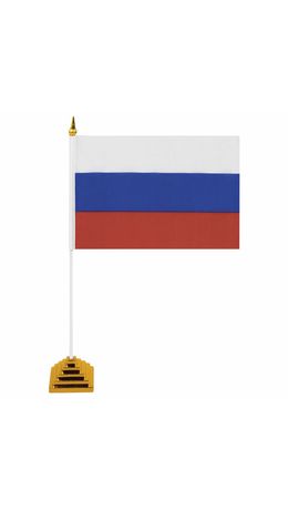 Флаг России настольный 14х21 см, без герба, BRG, 550184, RU22