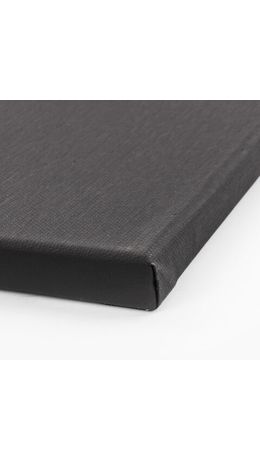 Холст на подрамнике черный BRAUBERG ART CLASSIC, 50х60см, 380 г/м, хлопок, мелкое зерно, 191652