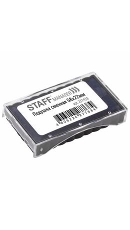 Подушка сменная STAFF (58х22 мм) для штампов "Printer 8053", синяя, 23хххх, 237428