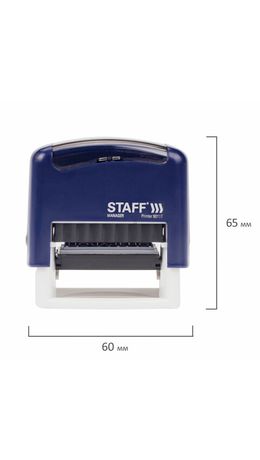 Штамп стандартный STAFF "ОПЛАЧЕНО", оттиск 38х14 мм, "Printer 9011T", 23хххх, 237421