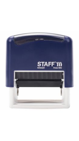 Штамп самонаборный 4-строчный STAFF, оттиск 48х18 мм, "Printer 8052", КАССЫ В КОМПЛЕК, 237424