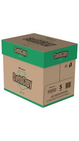 Бумага офисная А4, 80 г/м2, 500 л., SVETOCOPY ECO, белизна 60%