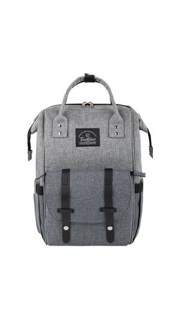 Рюкзак для мамы BRAUBERG MOMMY, крепления для коляски, термокарманы, серый, 41x24x17см, 270818