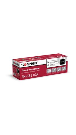 Картридж лазерный SONNEN (SH-CE310A) для HP СLJ CP1025 ВЫСШЕЕ КАЧЕСТВО черный, 1200 стр. 363962