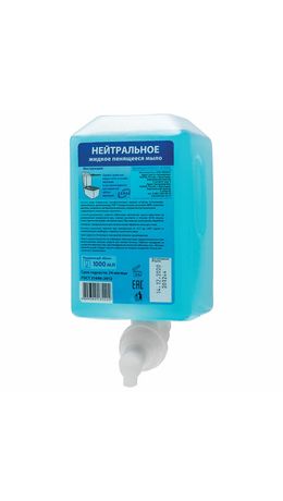 Картридж с жидким мылом-пеной (Kimberly-Clark Aquarius), Нейтральное, синее, 1 л, KEMAN, 100025-А1000