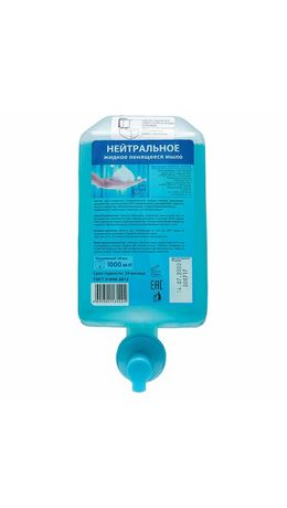 Картридж с жидким мылом-пеной (Kimberly-Clark Aquarius), Нейтральное, синее, 1 л, KEMAN, 100025-А1000