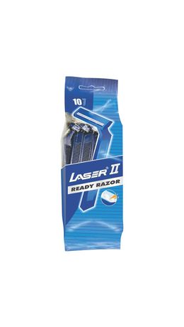 Бритвы одноразовые КОМПЛЕКТ 10шт LASER 2 (аналог Gillette 2), ш/к 01147, 5015911101147