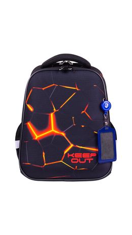Ранец BRAUBERG FIT, 2 отделения, "Keep out", 38х27х14 см, 270617