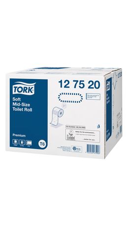 Бумага туалетная 90 м, TORK (Система Т6), комплект 27 шт., Premium, 2-слойная, белая, 127520