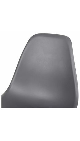 Стулья BRABIX "Eames CF-010", КОМПЛЕКТ 4 шт., пластик серый, опоры дерево/металл, 532632, 2033A