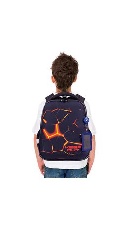 Ранец BRAUBERG FIT, 2 отделения, "Keep out", 38х27х14 см, 270617