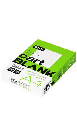 Бумага для цветной лазерной печати А4, ПЛОТНАЯ 160 г/м2, 250 л., CARTBLANK DIGI, 145% (CIE)