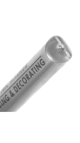Маркер для декорирования и рисования СЕРЕБРИСТЫЙ BRAUBERG ART METALLIC, линия письма 1-3 мм, 152439