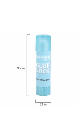 Клей-карандаш в пастельном корпусе BRAUBERG PASTEL, 15 г, PVP-основа, ассорти, 271249