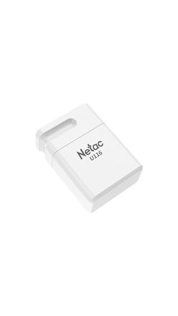 Флеш-диск 64 GB NETAC U116, USB 2.0, белый, NT03U116N-064G-20WH