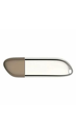 Флеш-диск 64 GB NETAC U352, USB 2.0, металлический корпус, серебристый, NT03U352N-064G-20PN