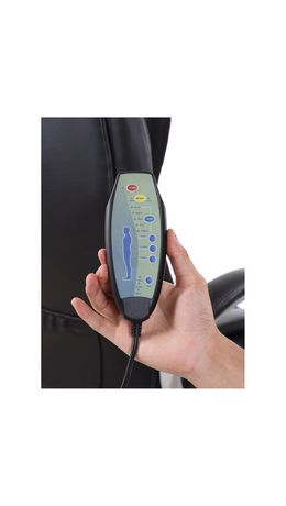 Кресло офисное BRABIX "Comfort MS-003", 6 массажных модулей, экокожа, черное, 532521