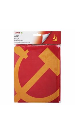 Флаг СССР 90х135 см, полиэстер, STAFF, 550229