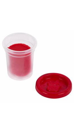 Пластилин-тесто для лепки BRAUBERG KIDS, 4 цвета, 200 г, яркие классические цвета, крышки-штампики, 106714