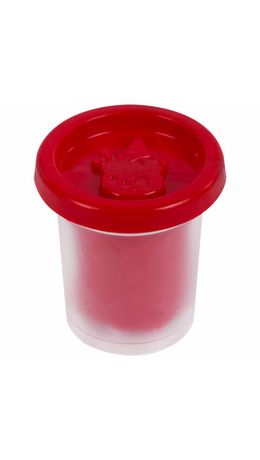 Пластилин-тесто для лепки BRAUBERG KIDS, 4 цвета, 200 г, яркие классические цвета, крышки-штампики, 106714