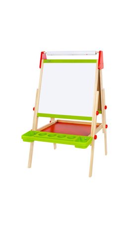 Мольберт растущий 3 в 1 для мела/магнитно-маркерный 48х43 см, BRAUBERG KIDS, 238151