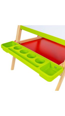 Мольберт растущий 3 в 1 для мела/магнитно-маркерный 48х43 см, BRAUBERG KIDS, 238151