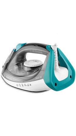Утюг BRAYER BR4008, 2400 Вт, керамическое покрытие, автоотключение, самоочистка, антикапля, серый