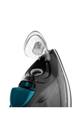 Утюг BRAYER BR4008, 2400 Вт, керамическое покрытие, автоотключение, самоочистка, антикапля, серый