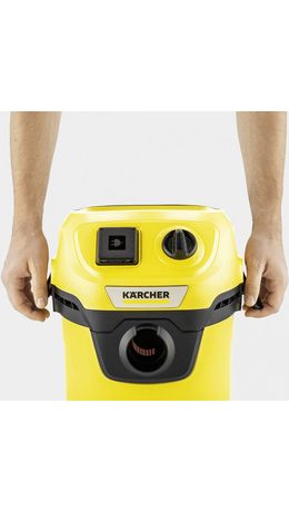 Пылесос хозяйственный KARCHER WD 3 P, мусоросборник 17 л, мощность 1000 Вт, желтый, 1.628-170.0
