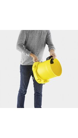 Пылесос хозяйственный KARCHER WD 3 P, мусоросборник 17 л, мощность 1000 Вт, желтый, 1.628-170.0