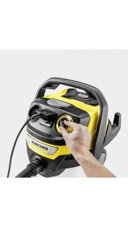 Пылесос хозяйственный KARCHER WD 6 PS, мусоросборник 30 л, мощность 1300 Вт, желтый, 1.628-360.0