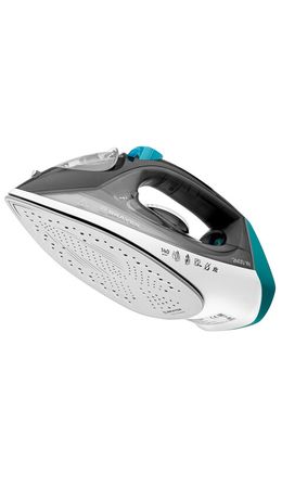 Утюг BRAYER BR4008, 2400 Вт, керамическое покрытие, автоотключение, самоочистка, антикапля, серый
