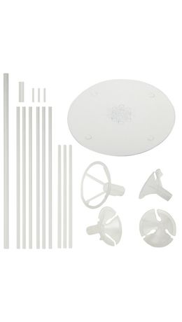 Подставка для 7 воздушных шаров, высота 70 см, пластик, BRAUBERG KIDS, 591905