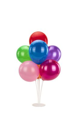 Подставка для 7 воздушных шаров, высота 70 см, пластик, BRAUBERG KIDS, 591905