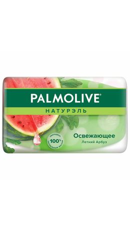 Мыло туалетное 90 г, PALMOLIVE НАТУРЭЛЬ "Летний арбуз", освежающее, 32940, 8693495032940