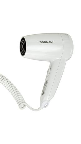 Фен для волос настенный SONNEN HD-2101 ULTRA PLUS, 1300 Вт, 2 скорости, белый, 608481