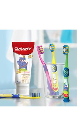 Зубная щетка детская (2-5 лет) COLGATE, супер мягкая, 8718951414181