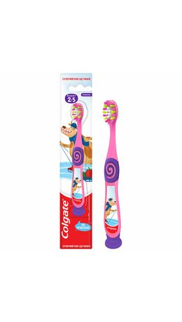 Зубная щетка детская (2-5 лет) COLGATE, супер мягкая, 8718951414181