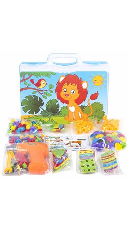 Конструктор с шуруповертом РАЗВИВАЮЩИЙ 247 деталей, BRAUBERG KIDS, 665204